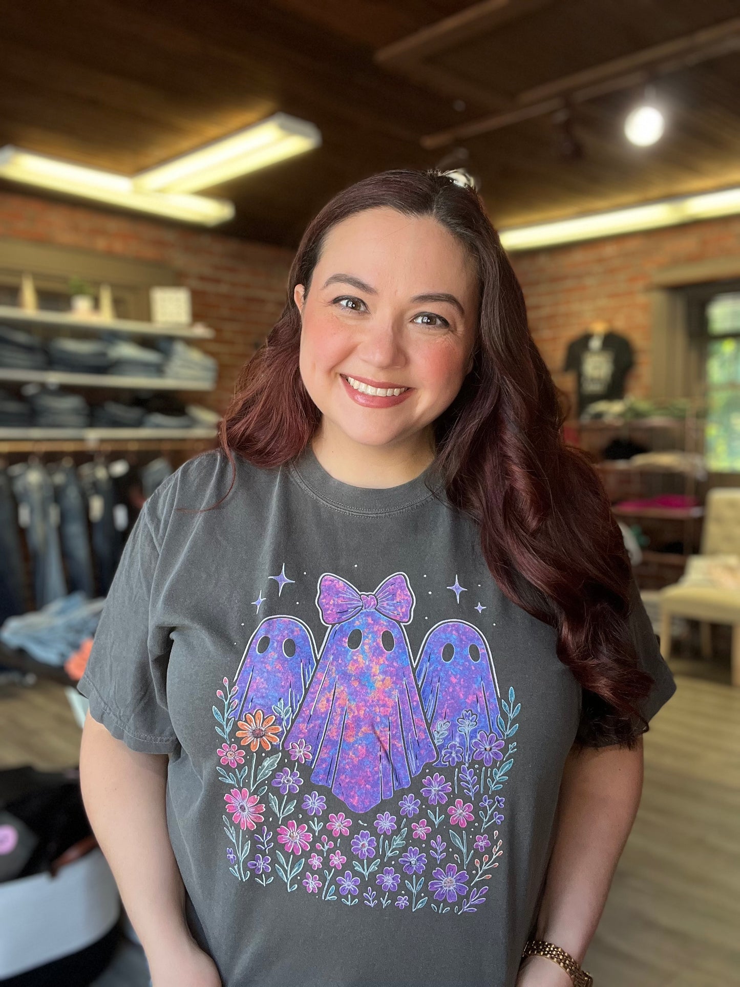 Iridescent Ghost Graphic Tee