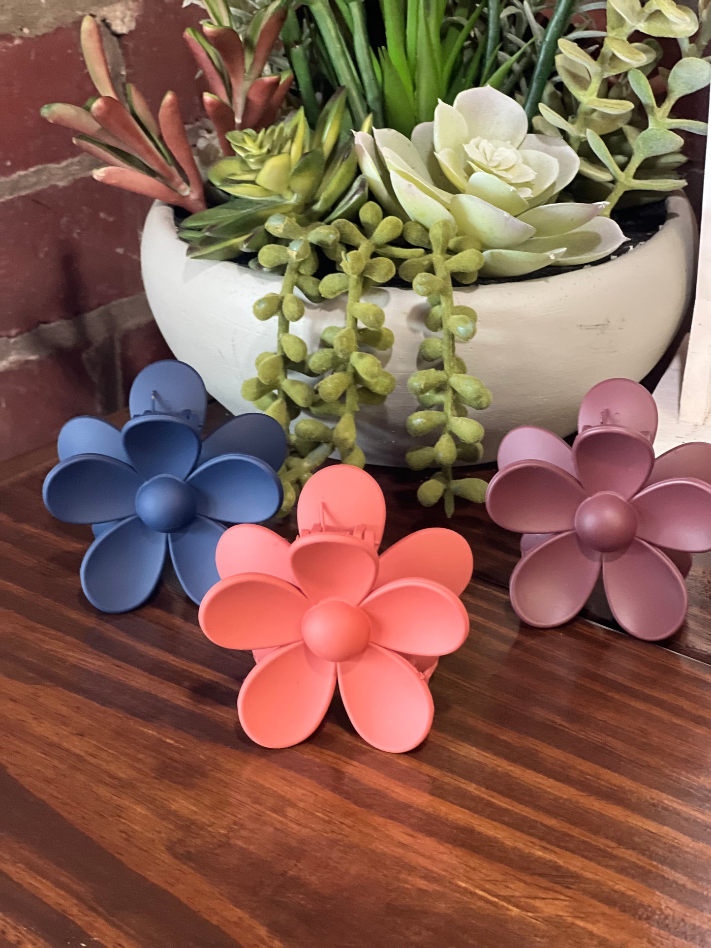 New Flower Hair Clips