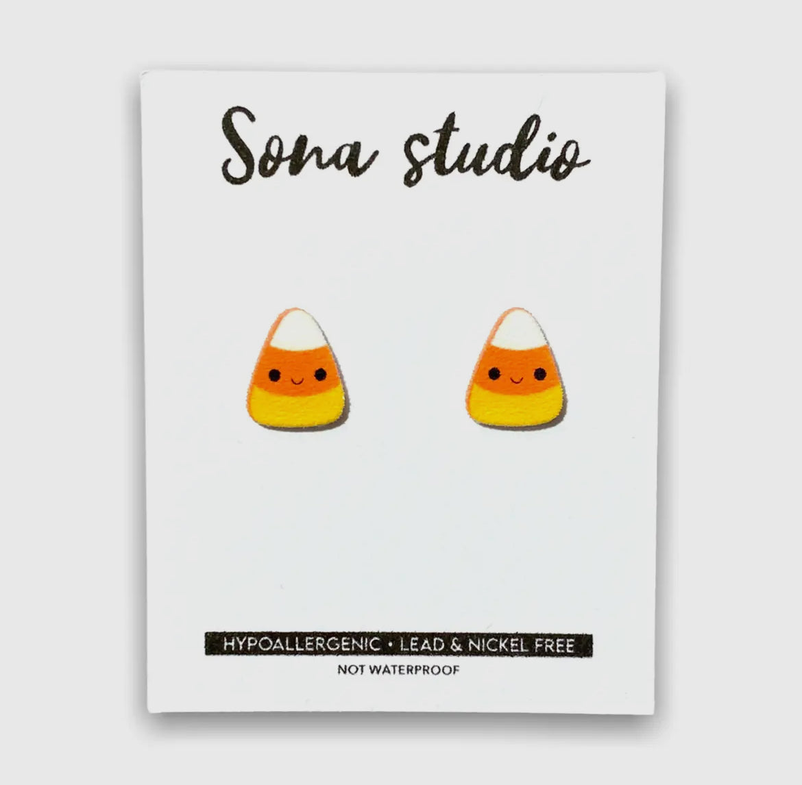Candy Corn Fall Stud Earrings