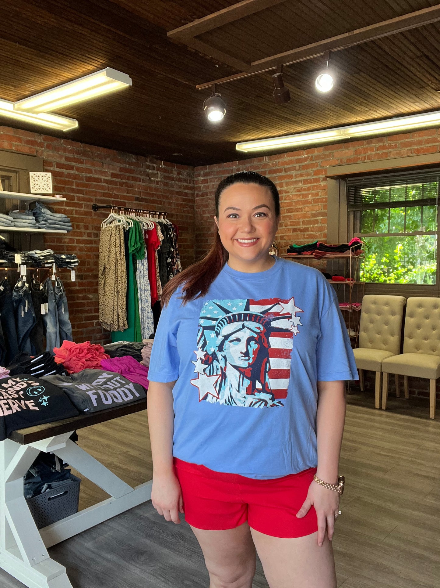 “Lady Liberty” Graphic Tee