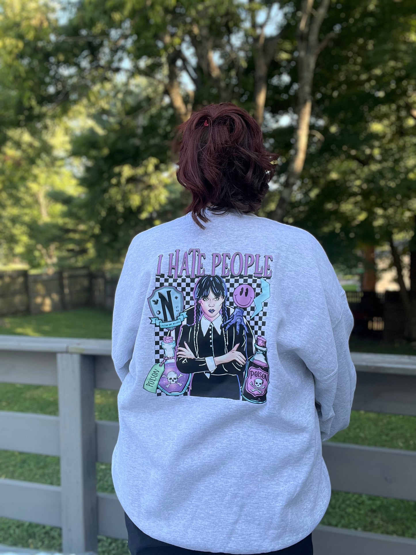 “I Hate People” Wednesday Sweatshirt