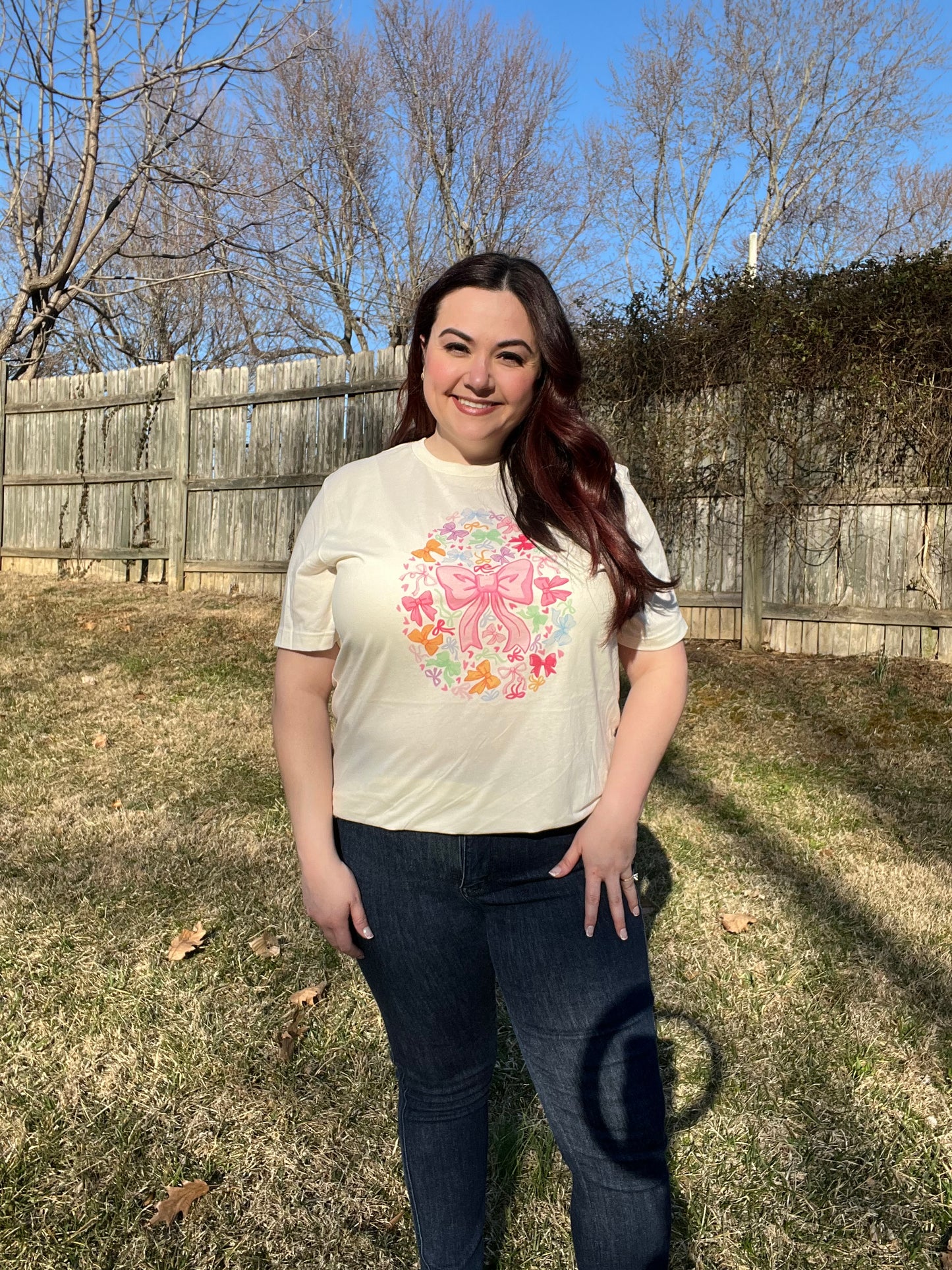 Colorful Bow Easter Egg Graphic