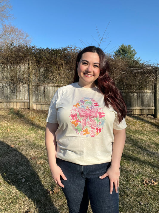 Colorful Bow Easter Egg Graphic