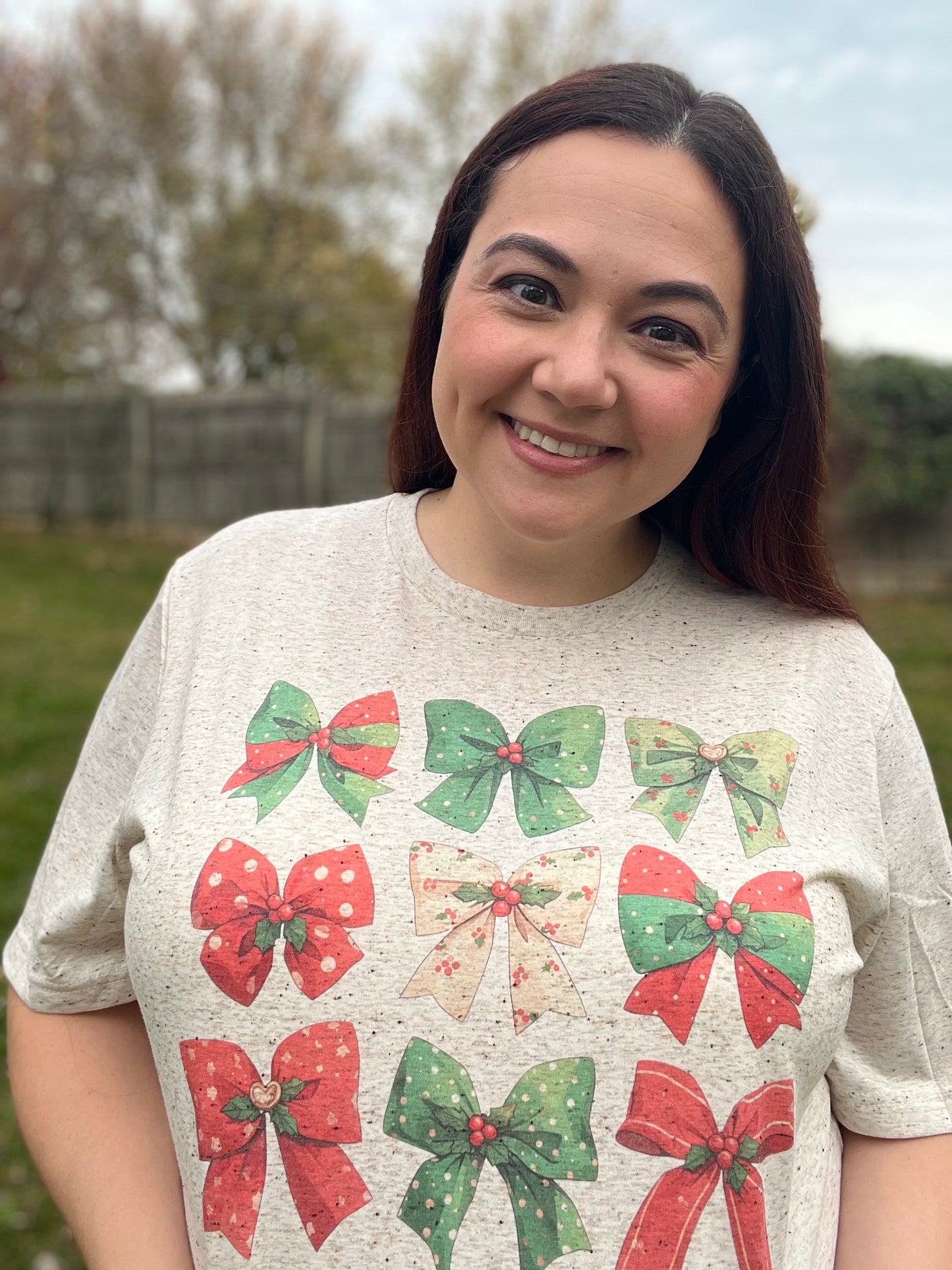 “Christmas Bows” Graphic Tee
