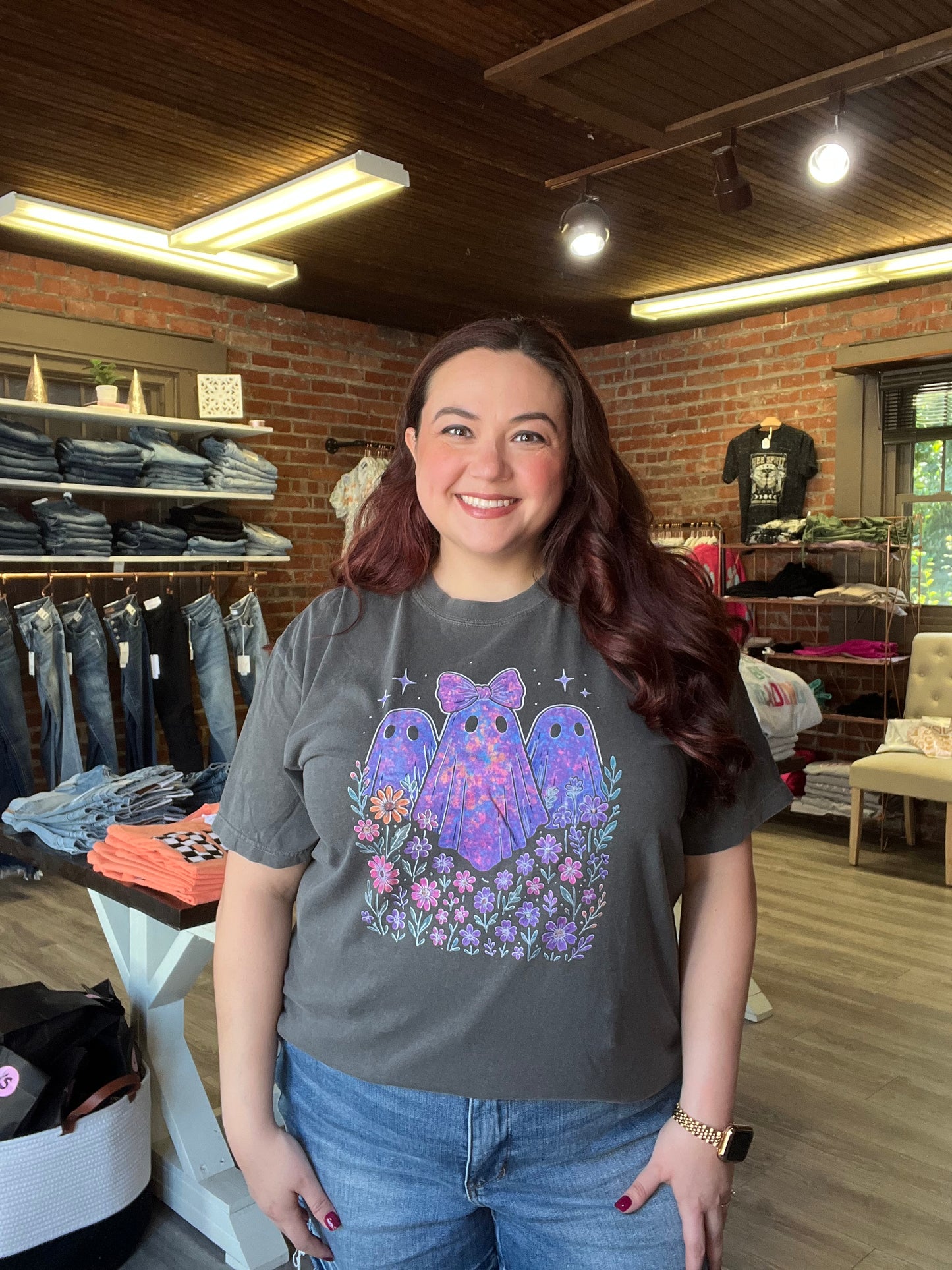 Iridescent Ghost Graphic Tee
