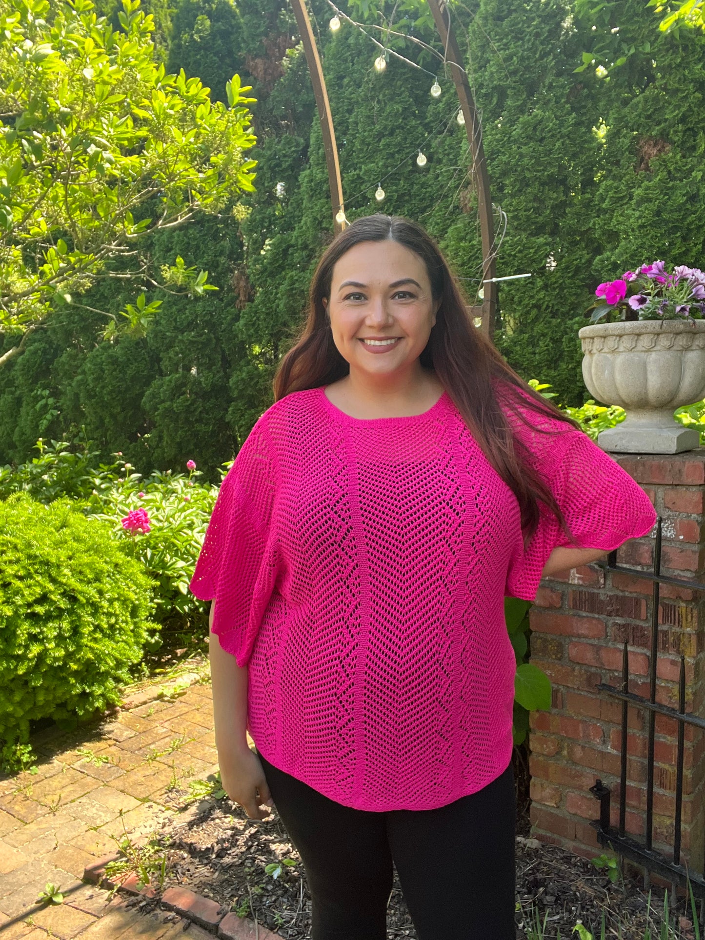 “Peace, Love and Barbie” Knit Top