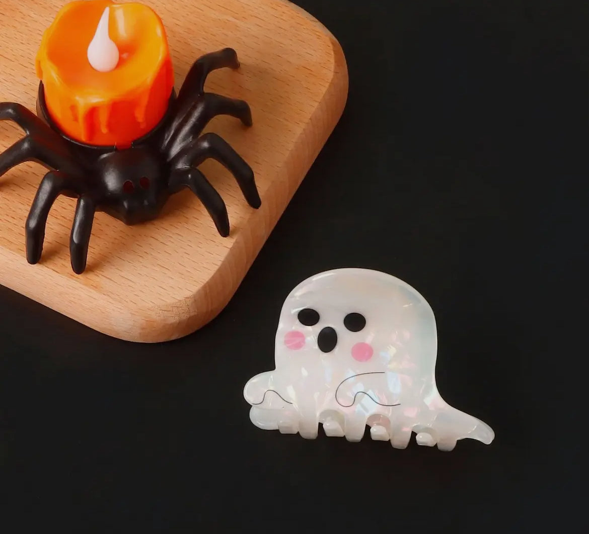 Halloween Ghost Claw Clip