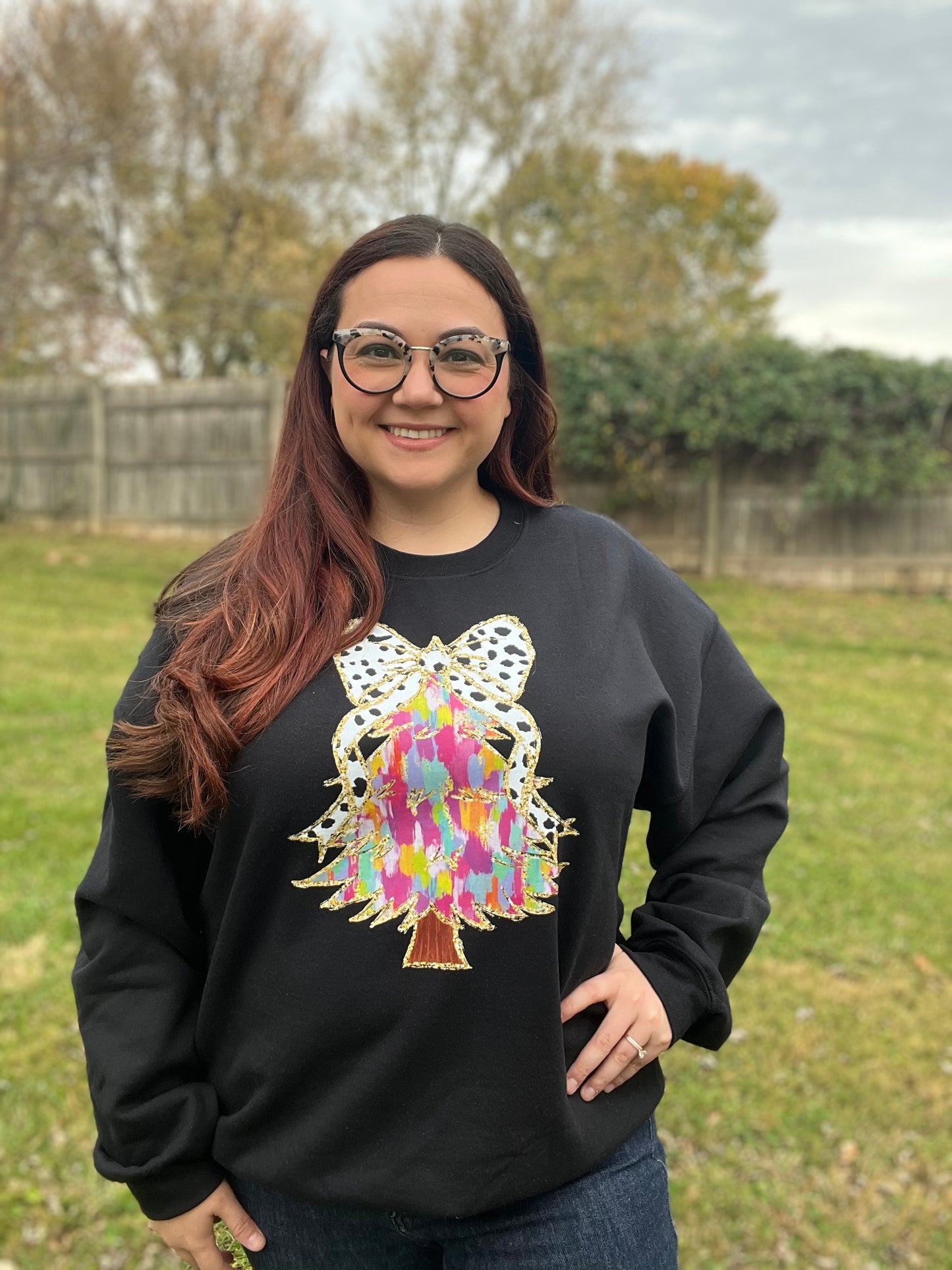 “Watercolor Christmas Tree” Sweatshirts