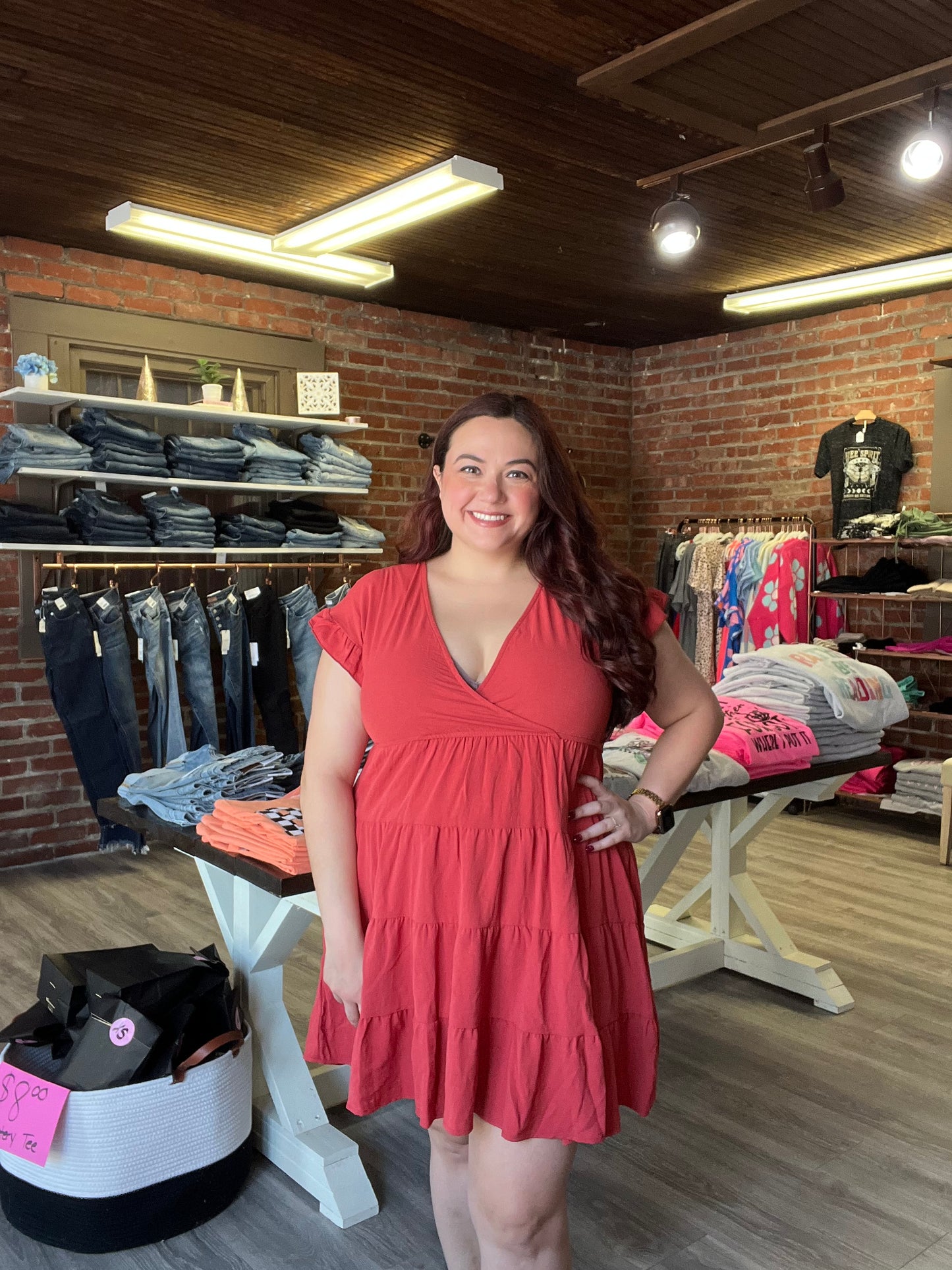 “Persimmon Love” Dress