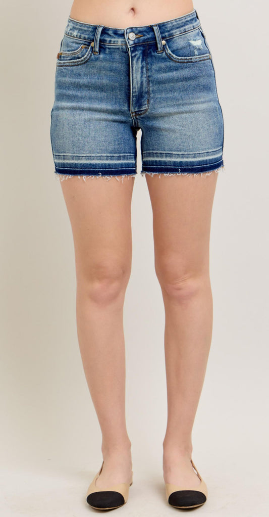 “Now and Then” Judy Blue Shorts