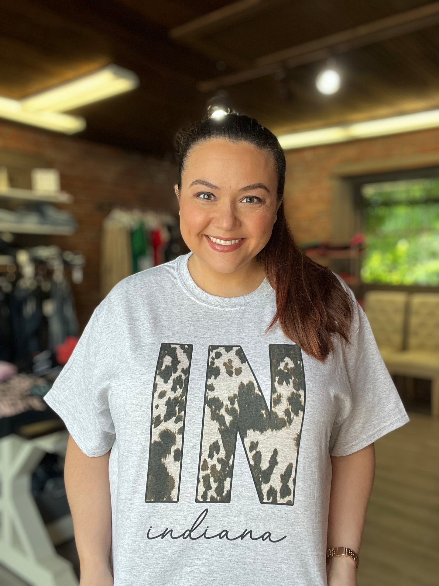 Cow Hide “Indiana” Tee