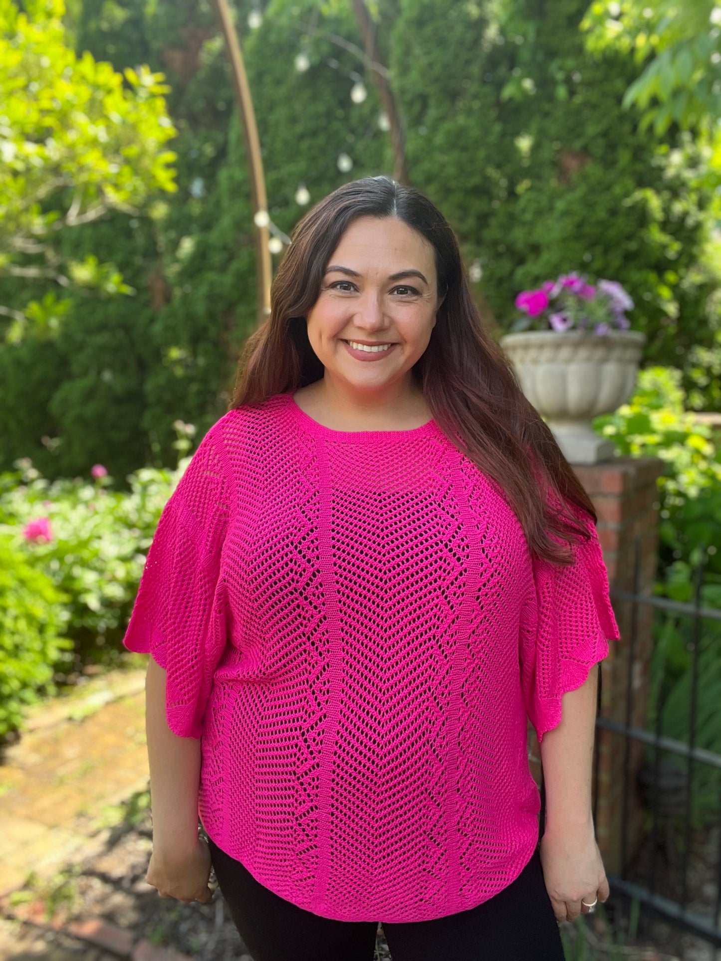 “Peace, Love and Barbie” Knit Top