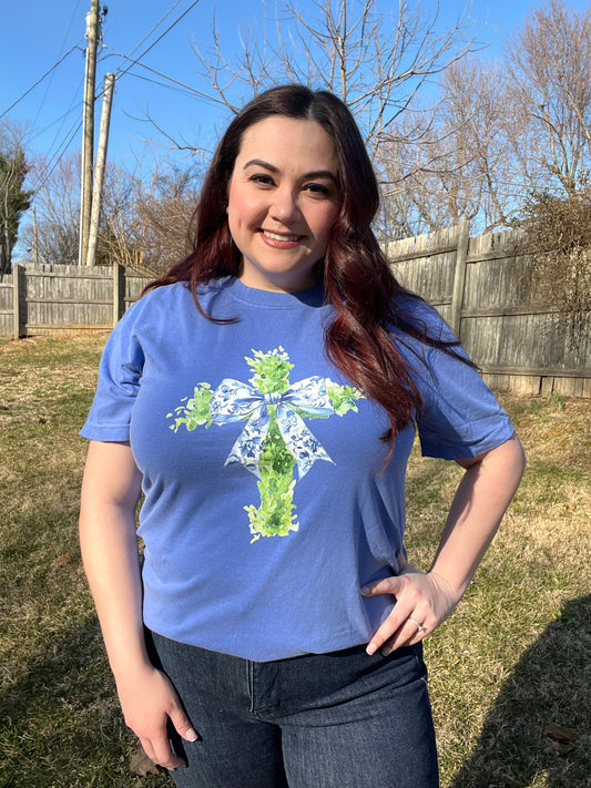 Boxwood Cross Graphic Tee