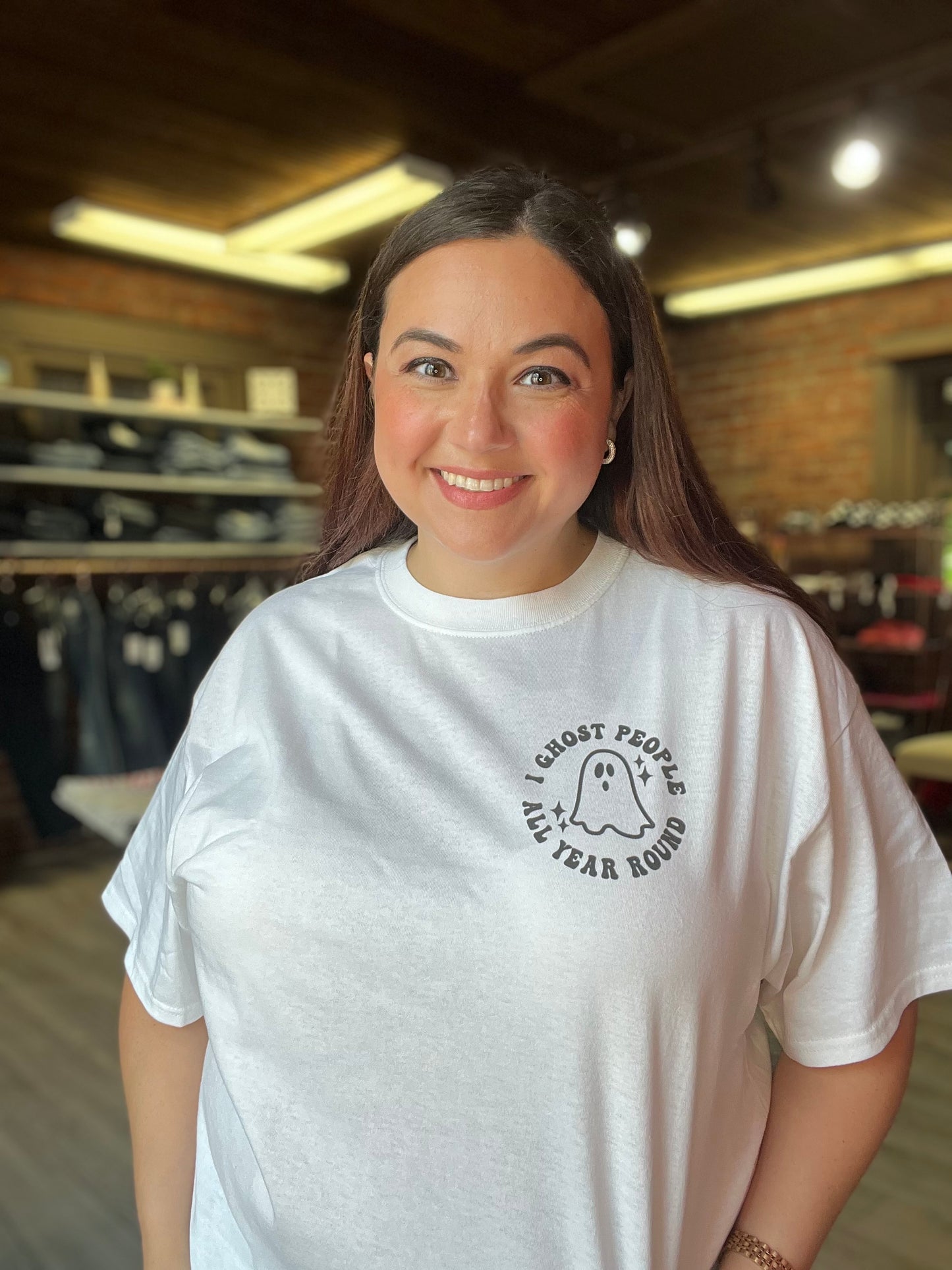 “I Ghost People All Year Around” Graphic Tee