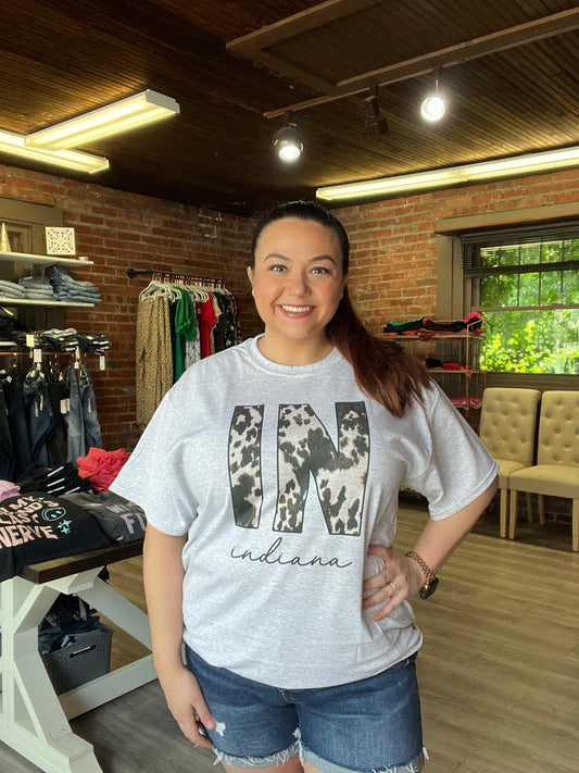 Cow Hide “Indiana” Tee