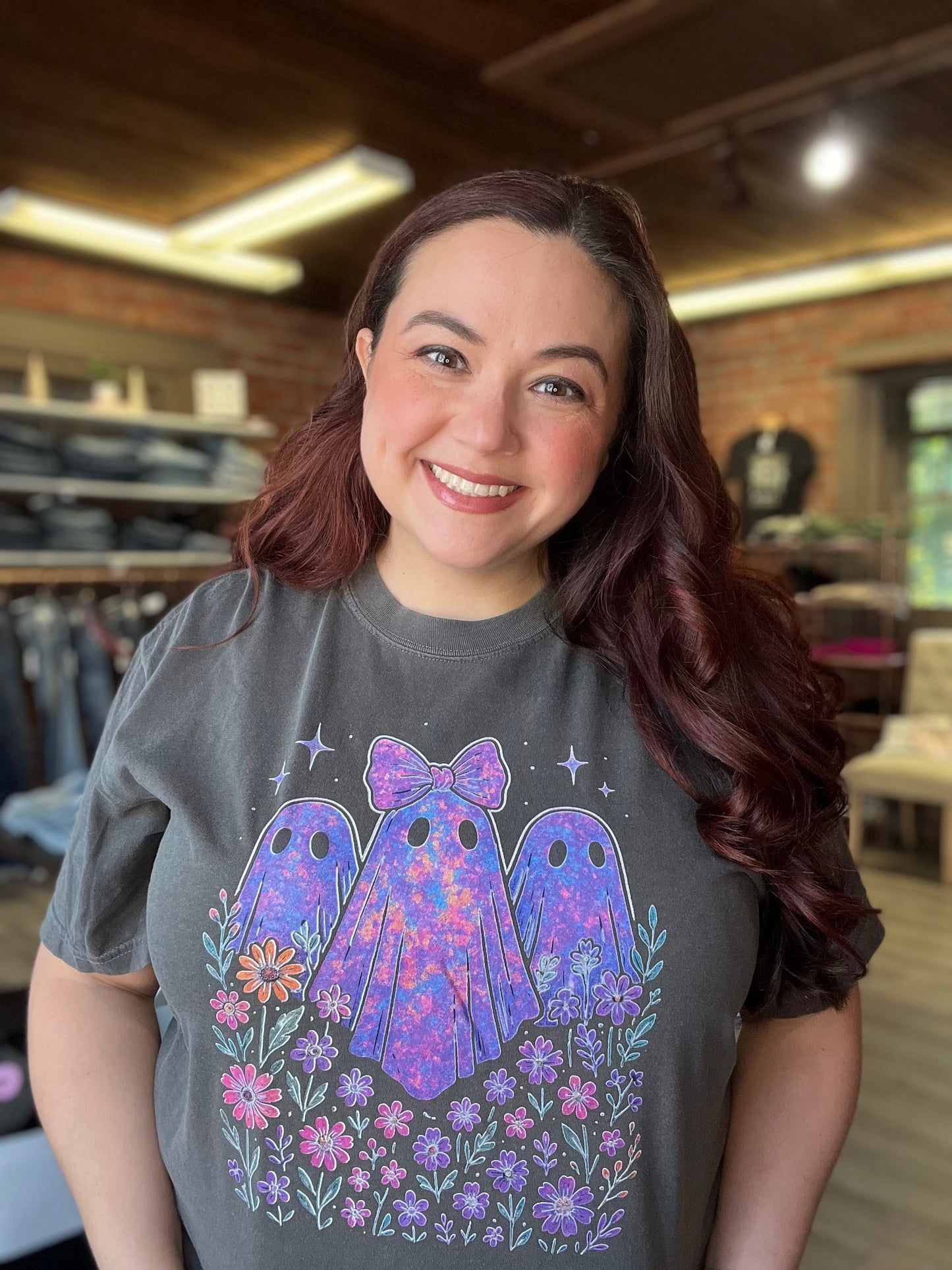Iridescent Ghost Graphic Tee
