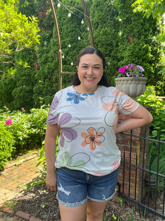 “Topsy-Turvy Bouquet” T-Shirt