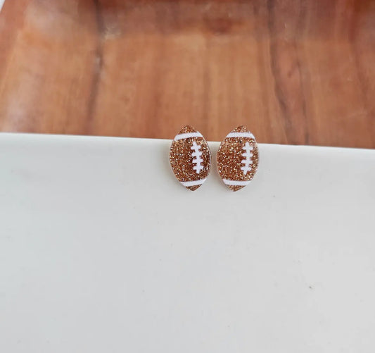 Glitter Football Studs