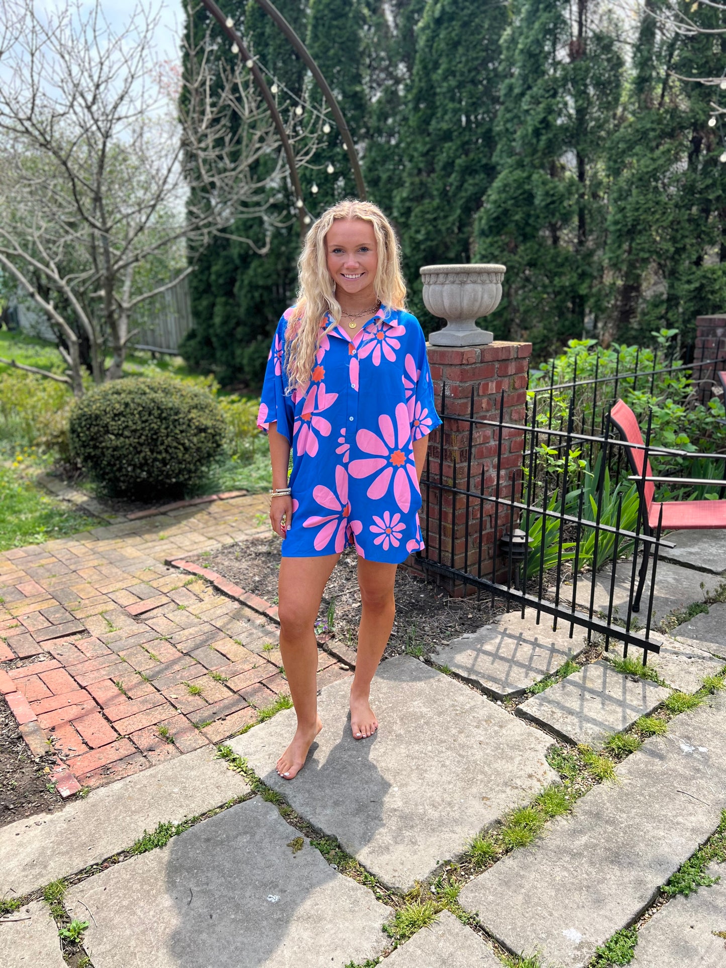 “Groovy Girly” Romper