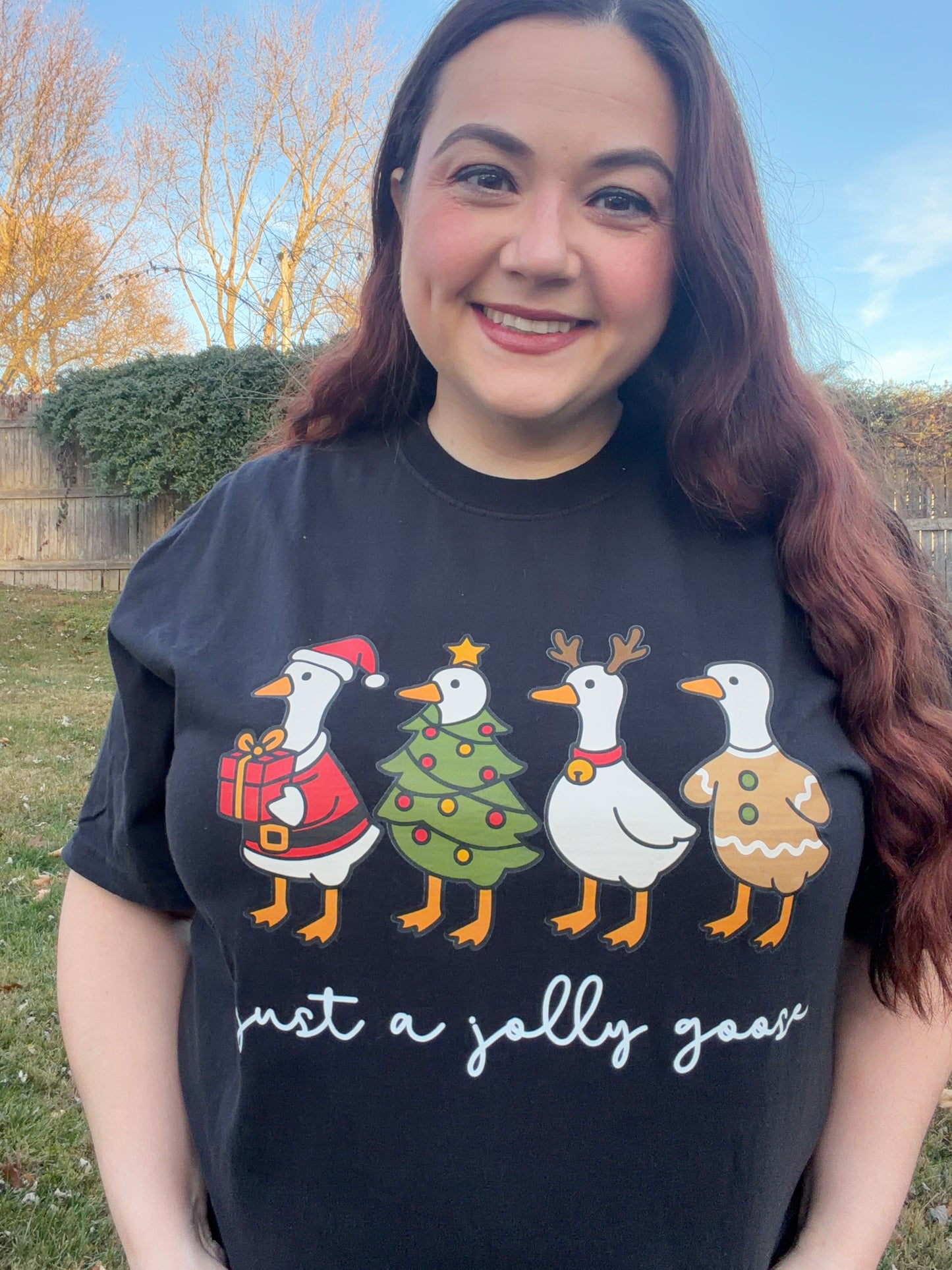 “Just a Jolly Goose” Graphic Tee