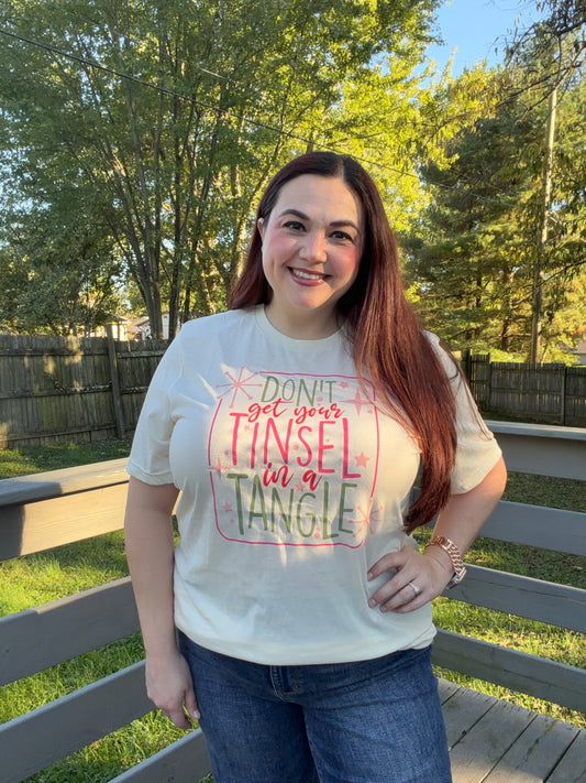 “Don’t get your Tinsel in a Tangle” Tee