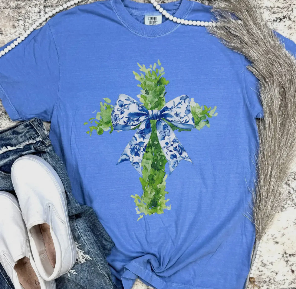 Boxwood Cross Graphic Tee