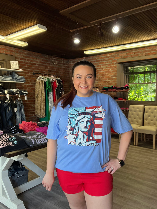 “Lady Liberty” Graphic Tee