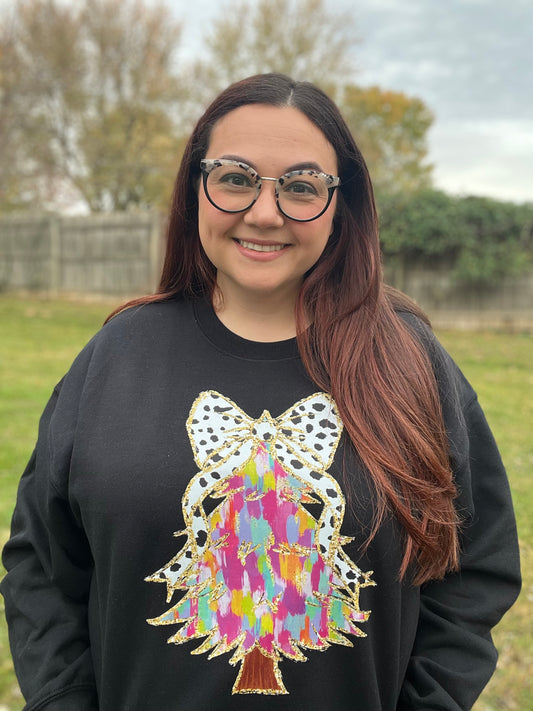 “Watercolor Christmas Tree” Sweatshirts