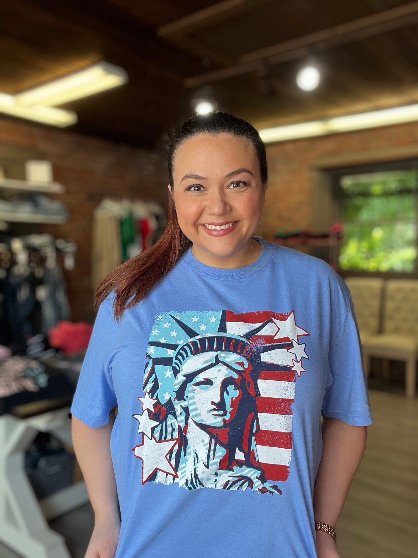 “Lady Liberty” Graphic Tee