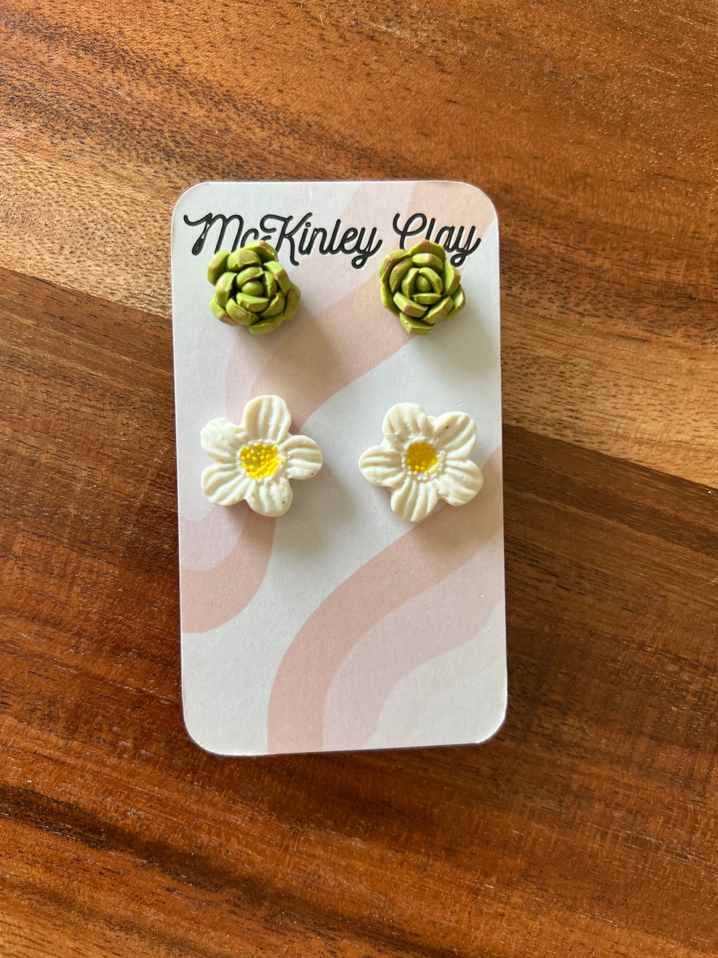 Succulent Stud Sets