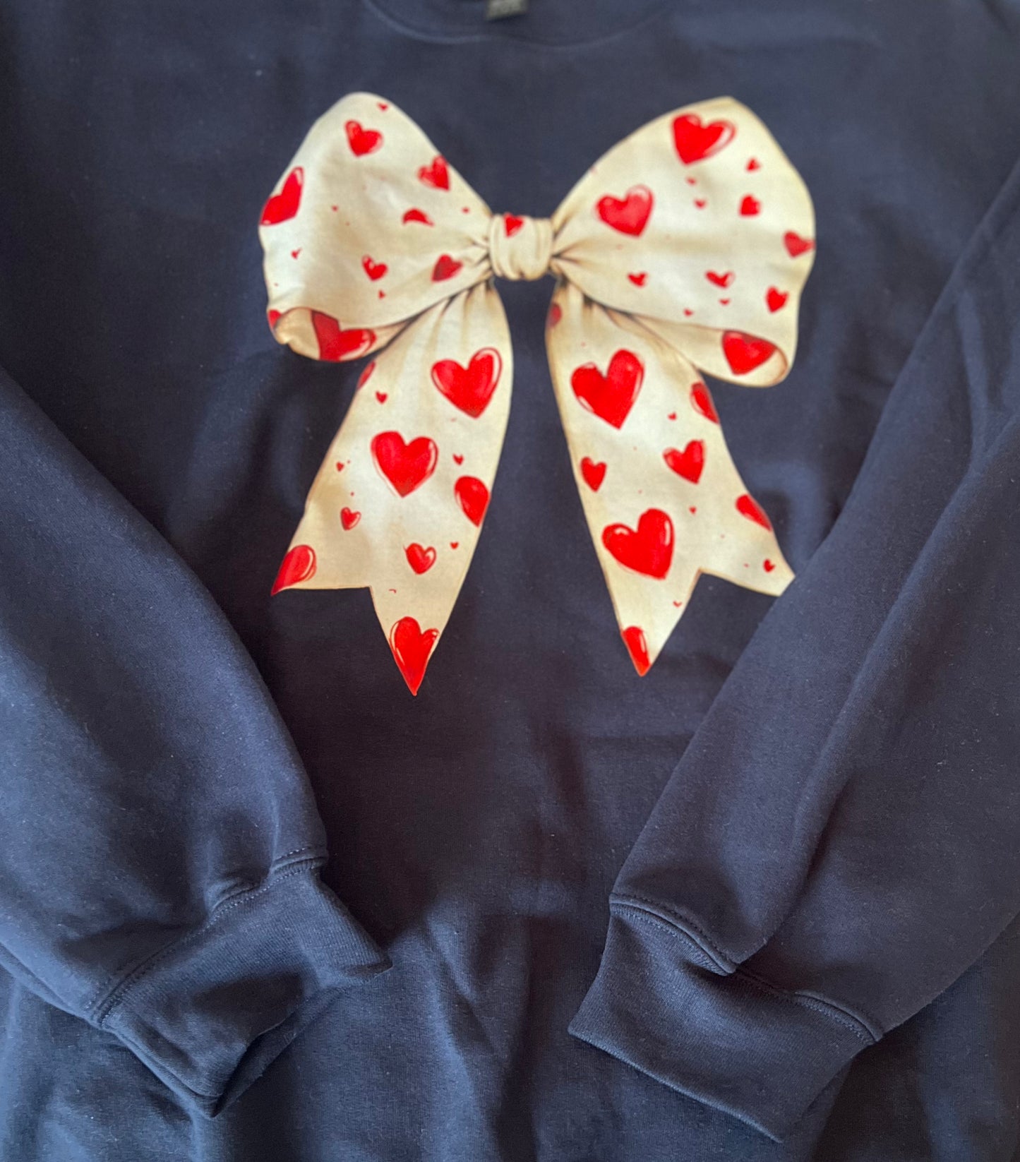 “Valentine’s Bow” Sweatshirt