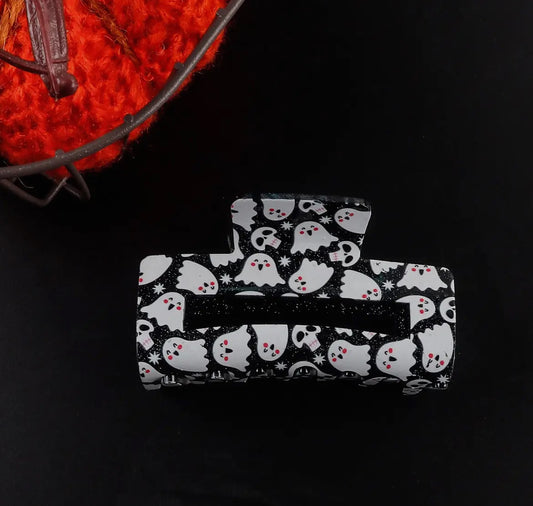 Halloween Rectangle Claw Clip