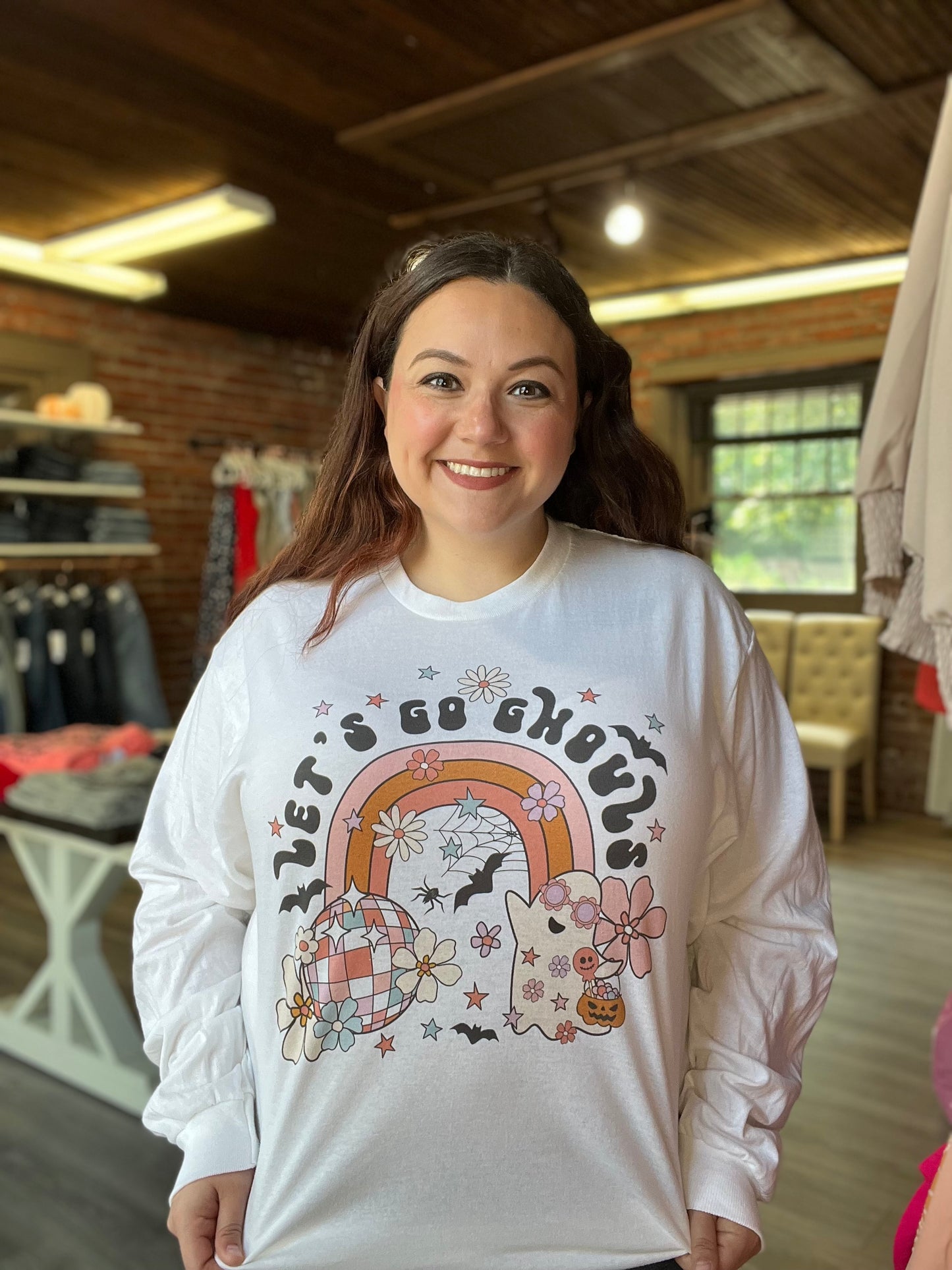 “Let’s Go Ghouls” Long Sleeve Tee