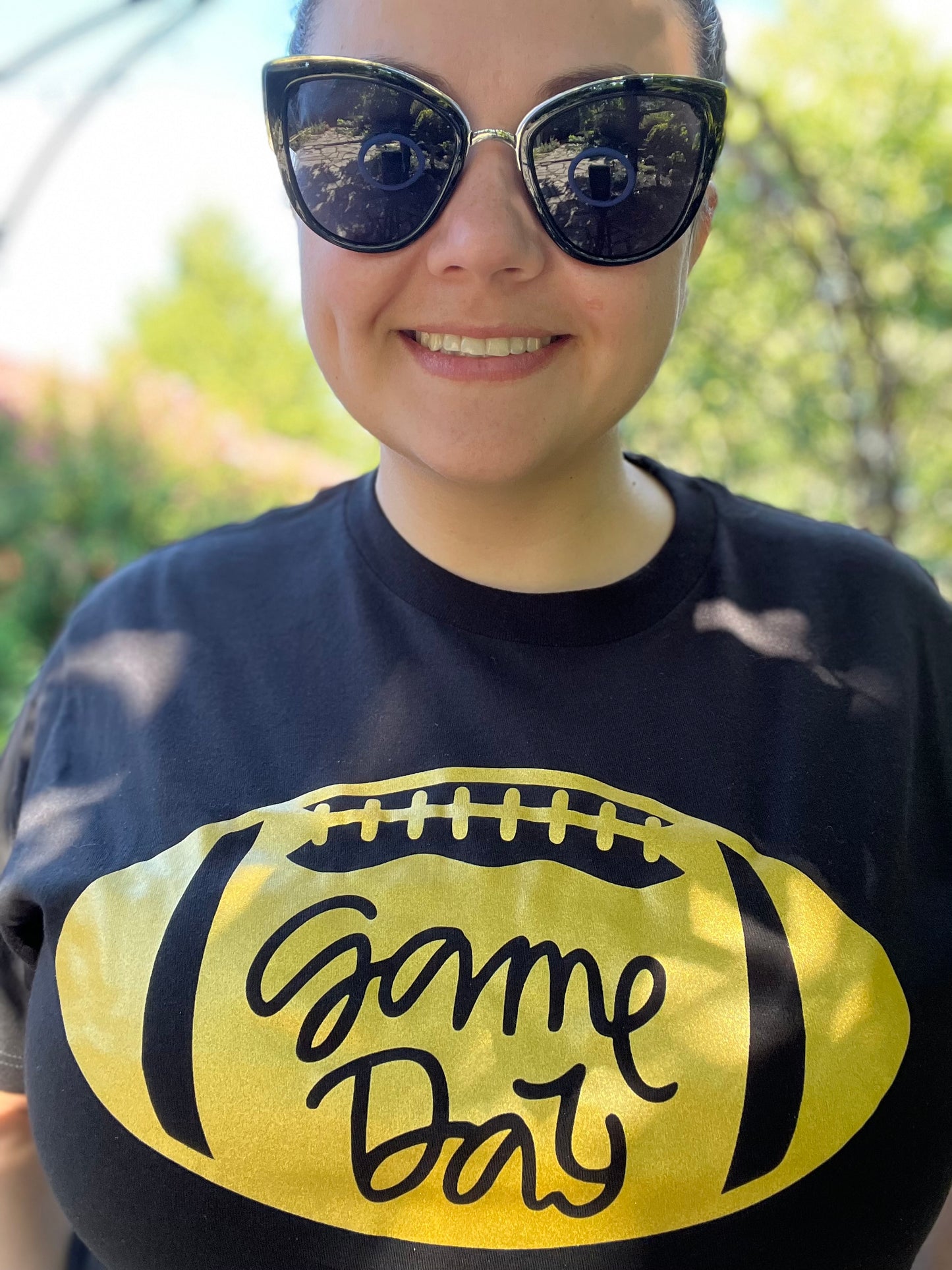 “Game Day” Black and Gold Tee