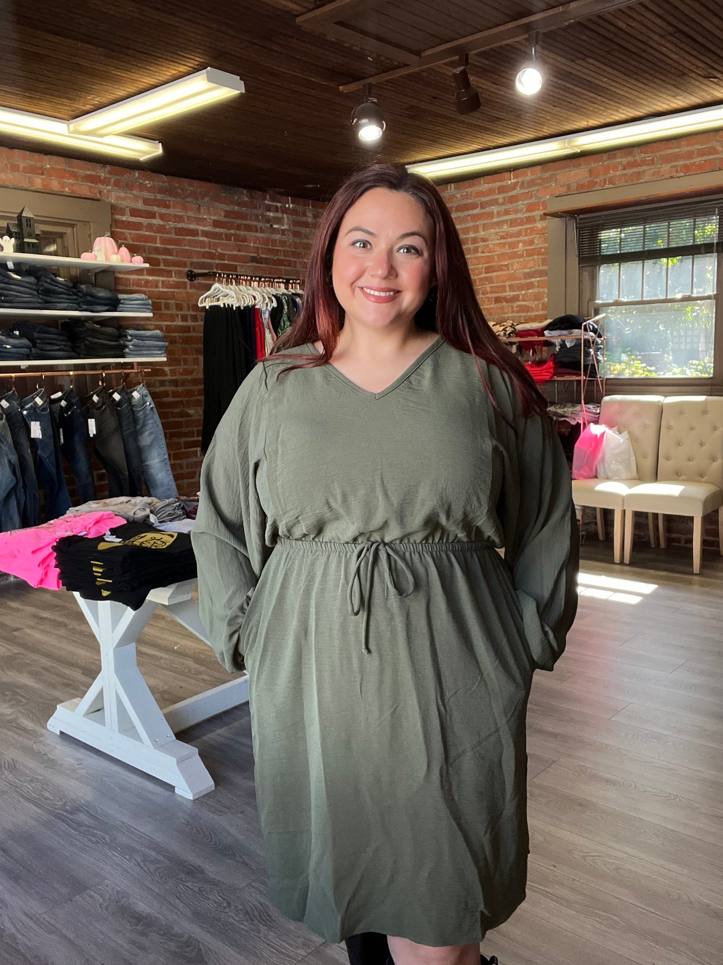 “Ivy” Long Sleeve Dress