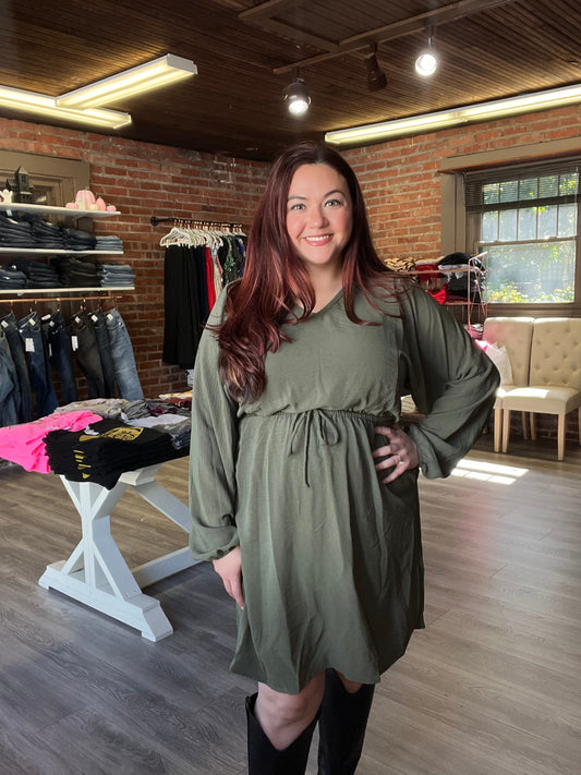 “Ivy” Long Sleeve Dress