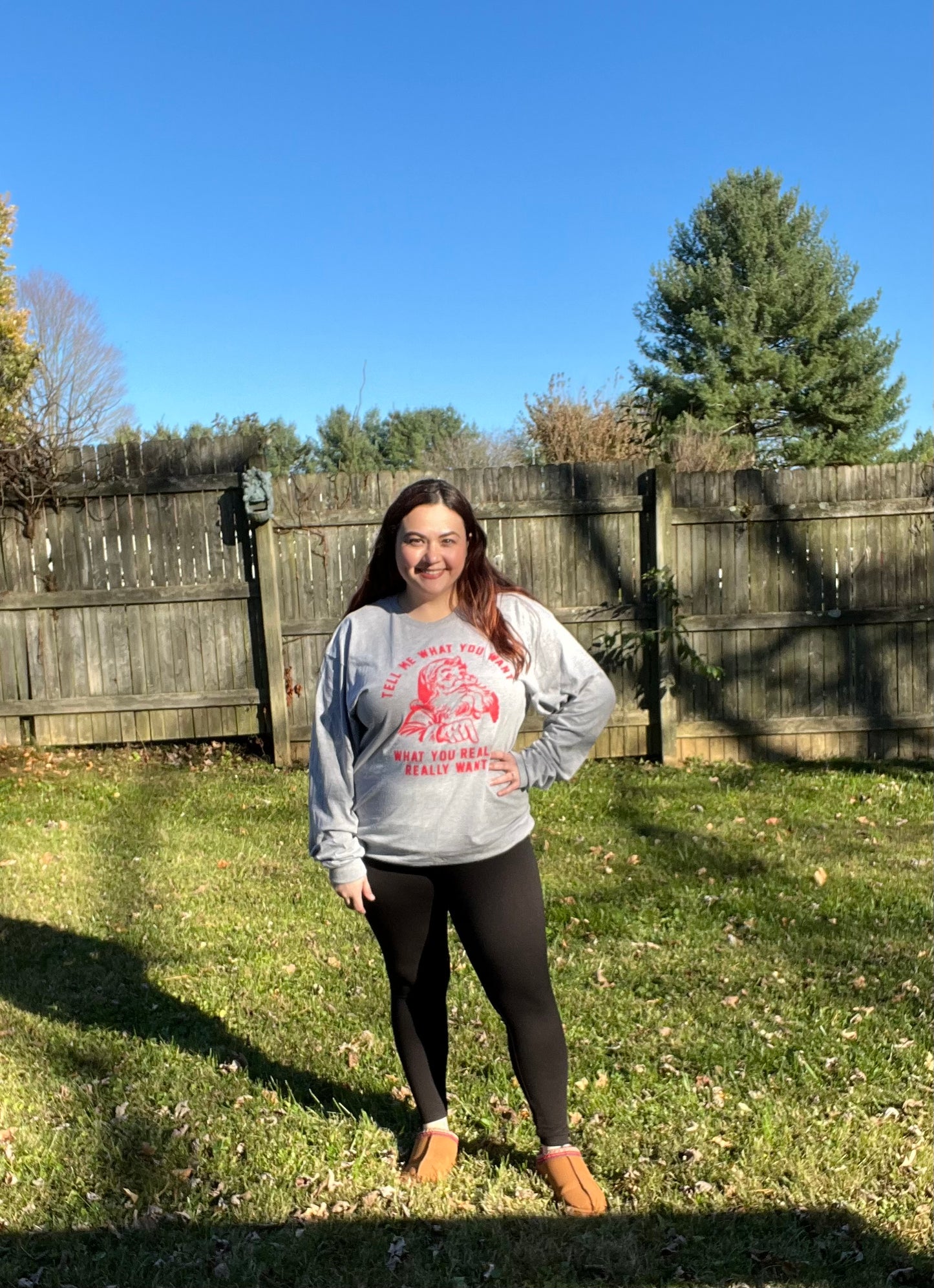 “Tell Me What You Want” Santa Tee