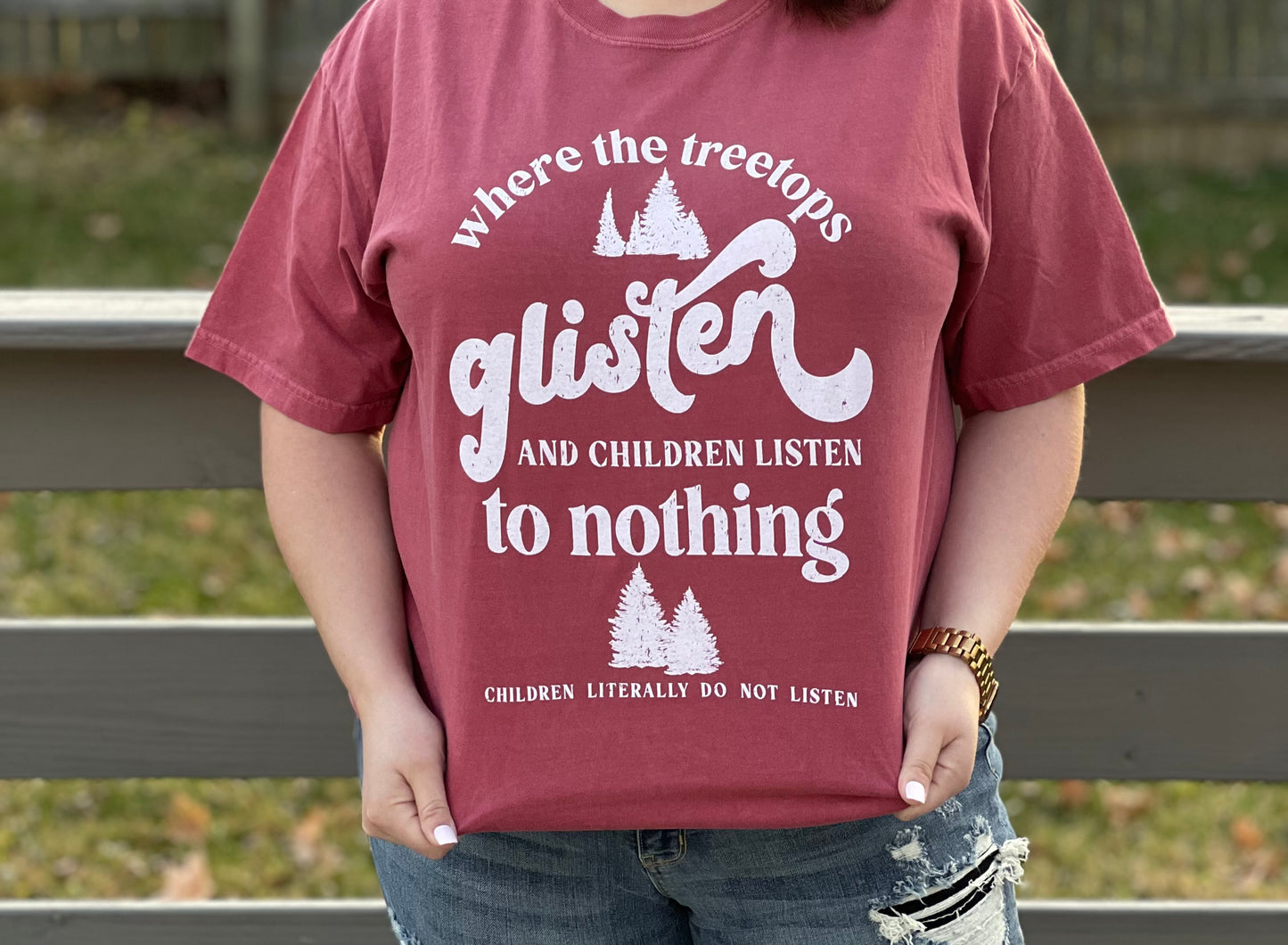 Where Treetops Glisten Graphic Tee