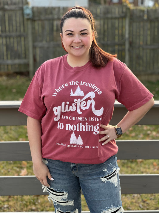 Where Treetops Glisten Graphic Tee