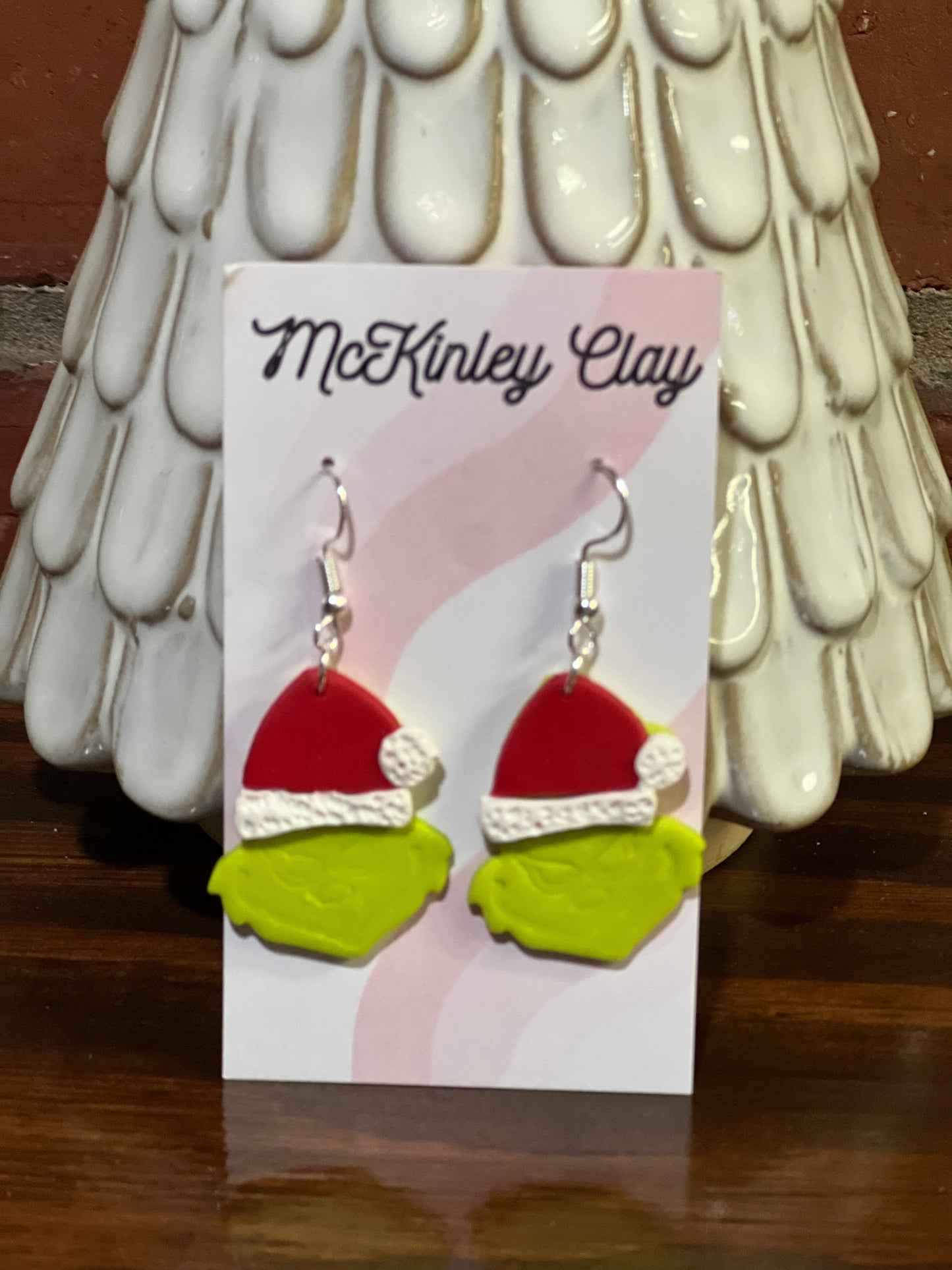 Grinch 3D Dangle Earrings