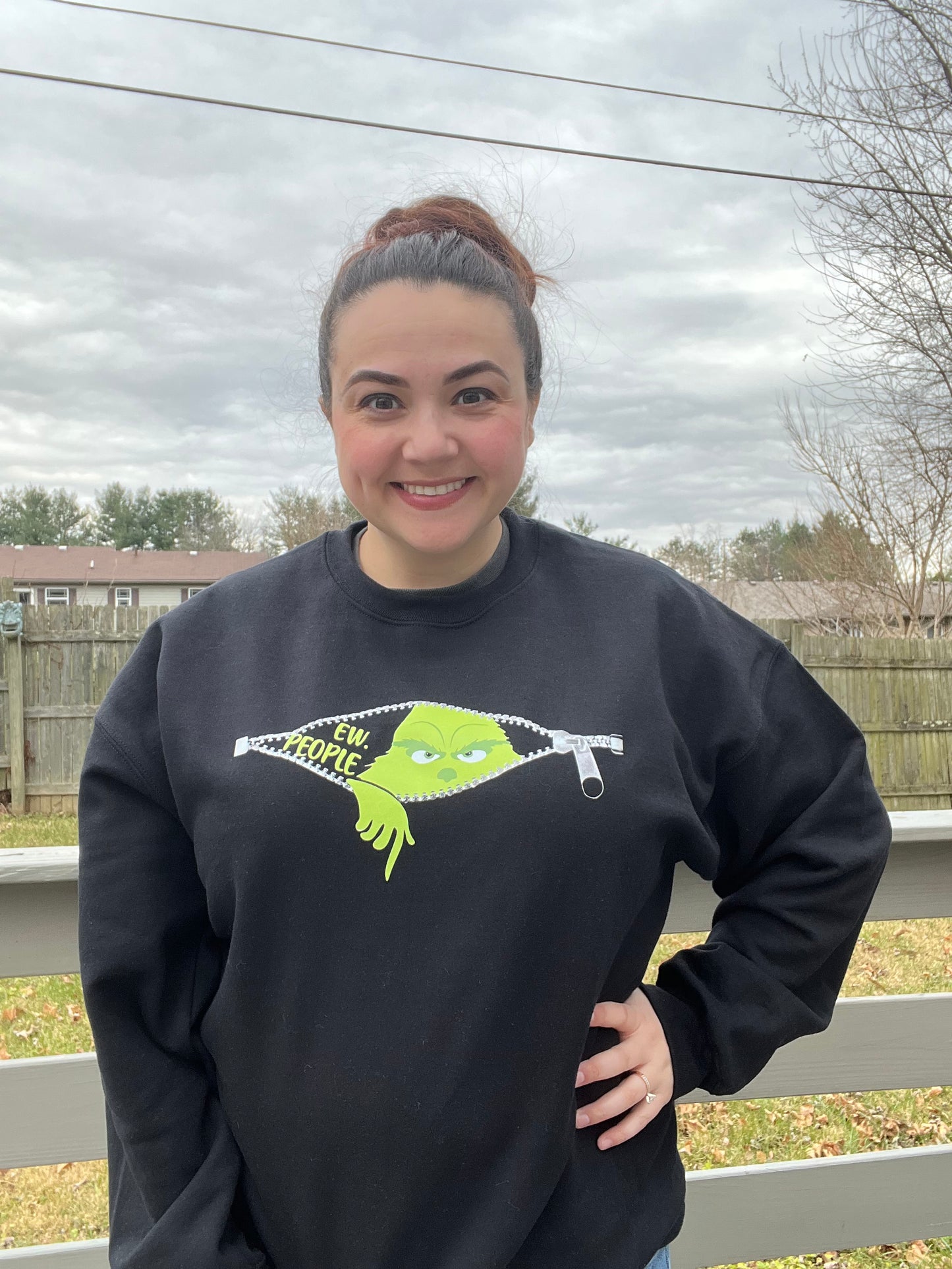 “Ew People” Grinch Sweatshirt