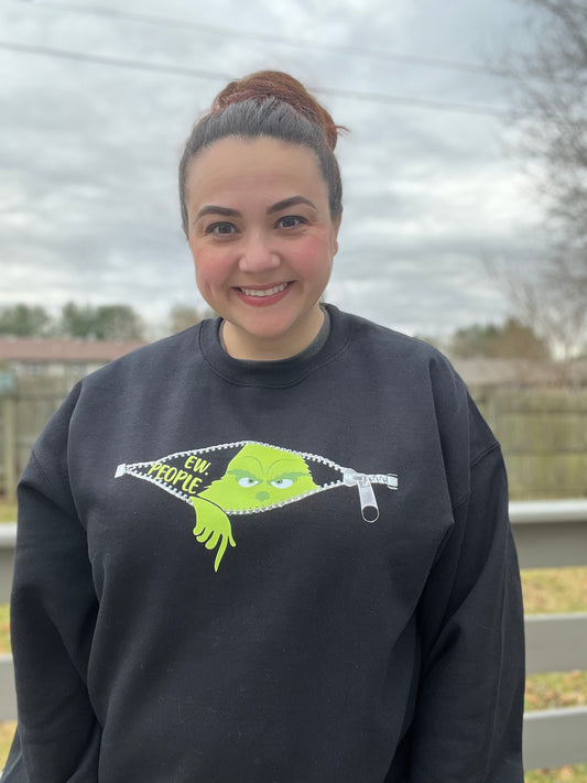 “Ew People” Grinch Sweatshirt