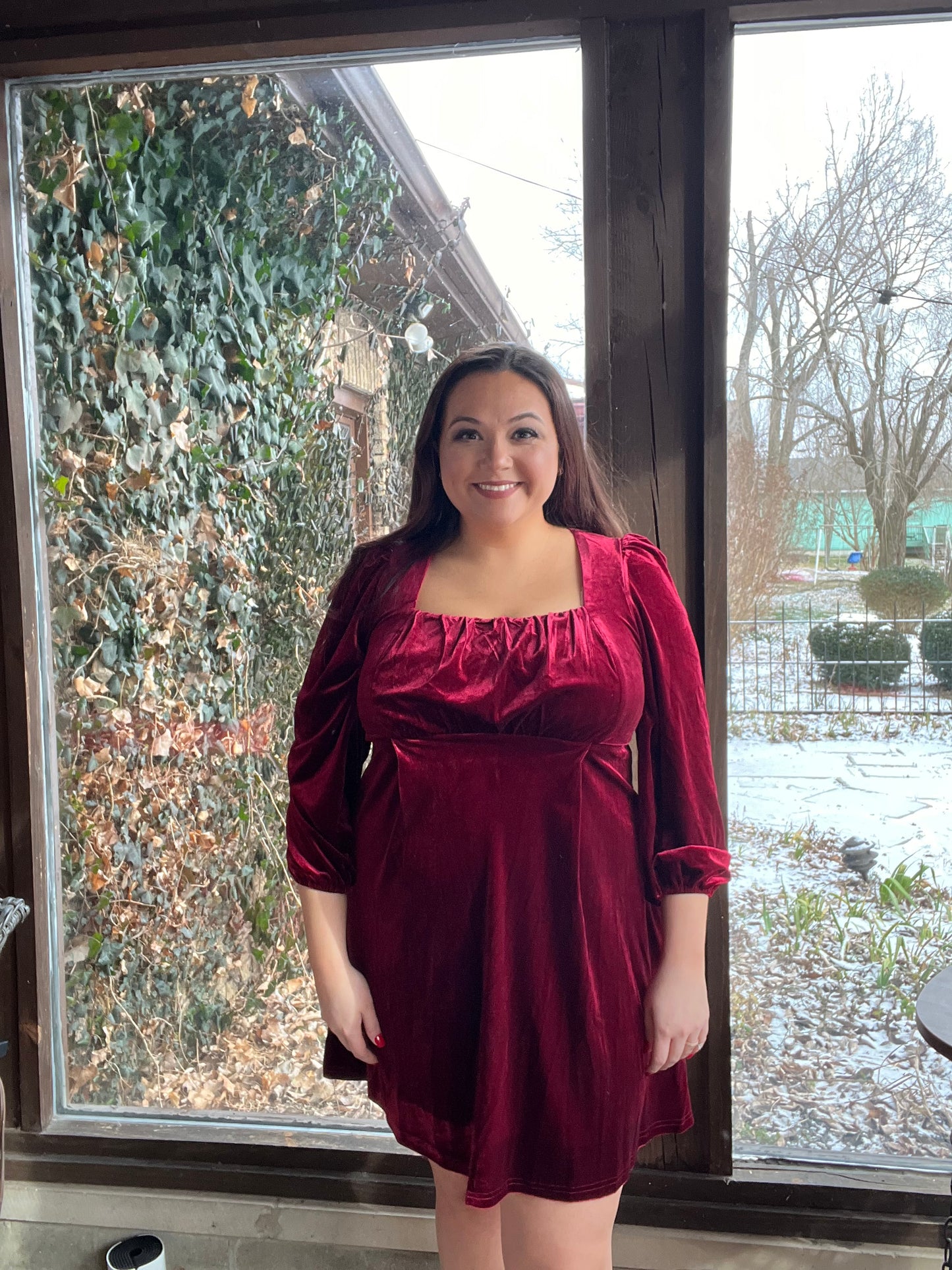“Scarlett” Velvet Dress