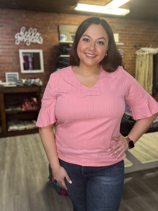 “Peach Blossom” Blouse