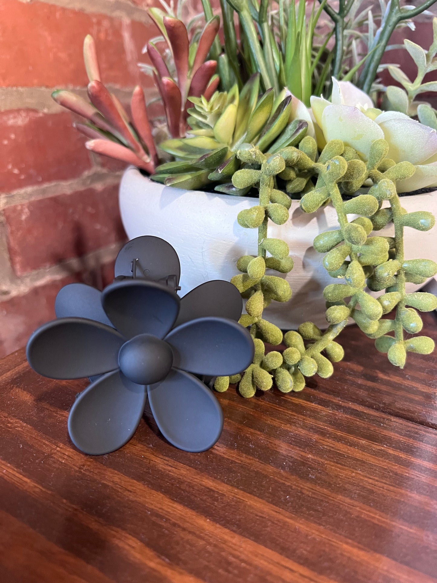 Fall Flower Claw Clips