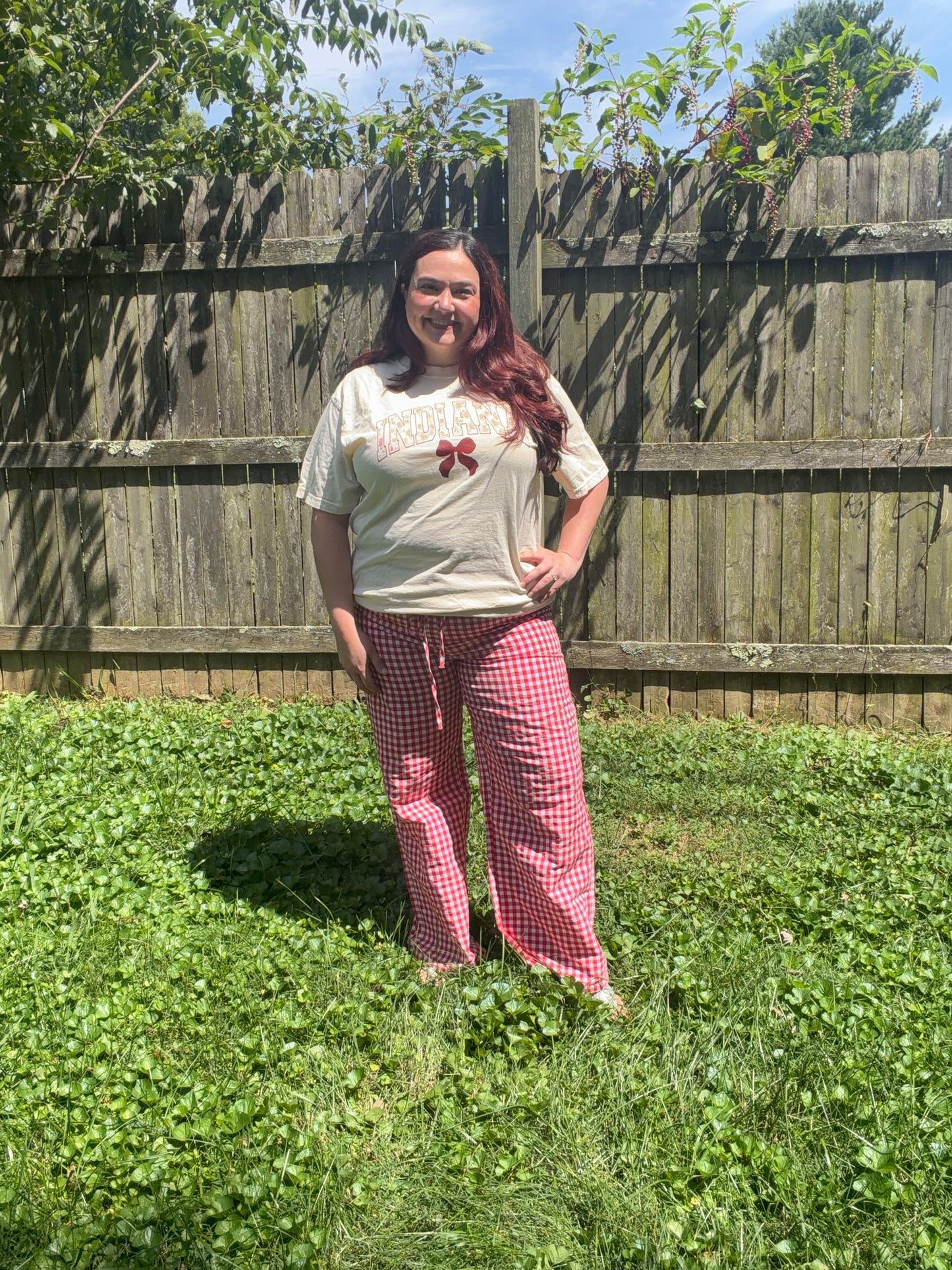 Red Plaid Pants