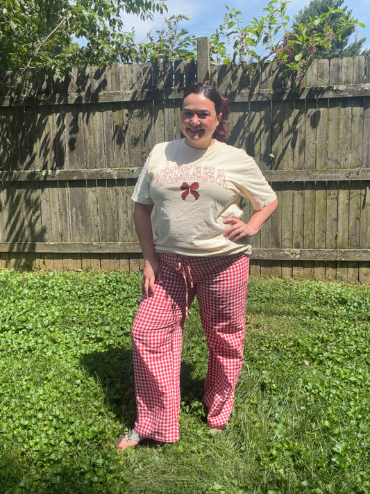 Red Plaid Pants