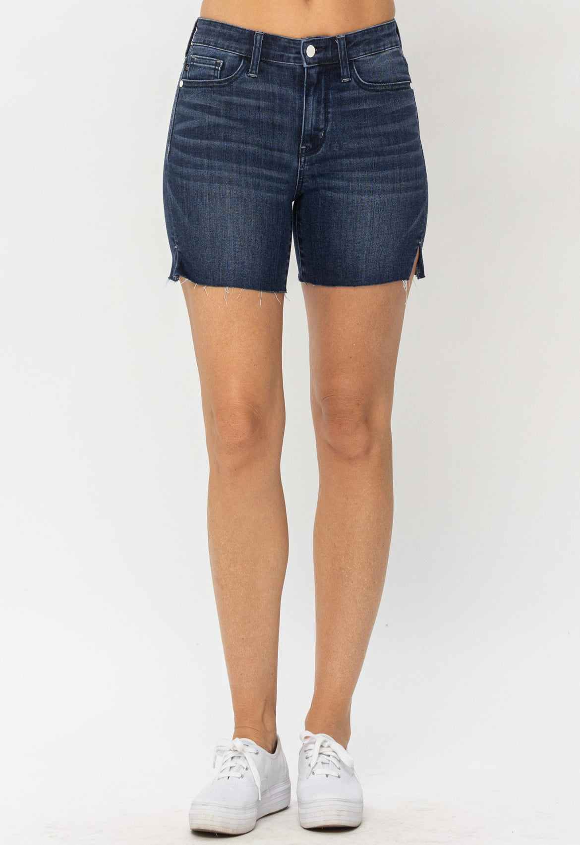 New Judy Blue Dark Denim Shorts
