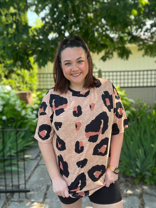 “Leopardess” Boyfriend Tee