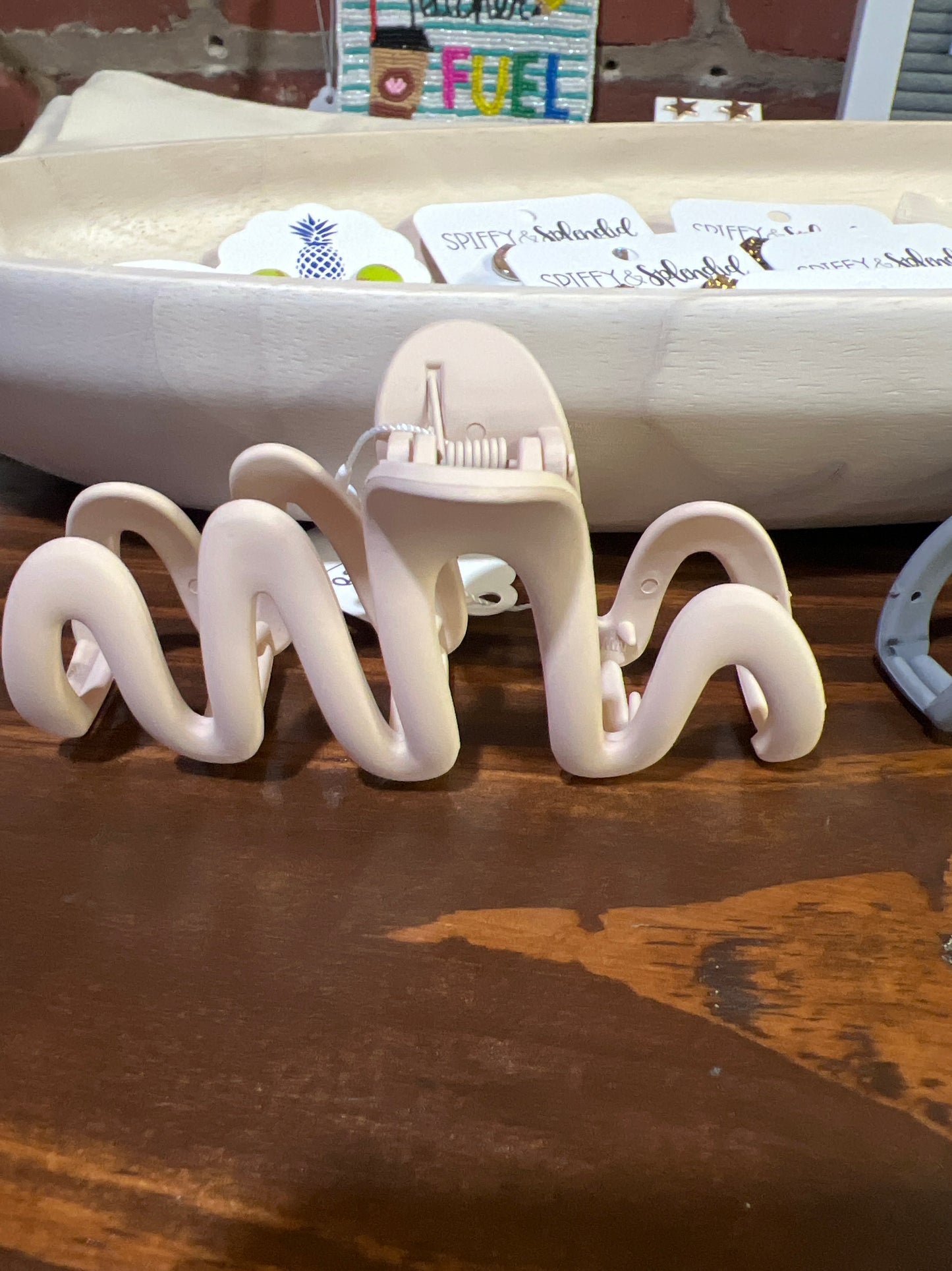 Squiggle Hair Claw Clip